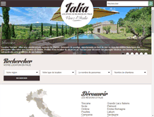 Tablet Screenshot of louer-italie.com